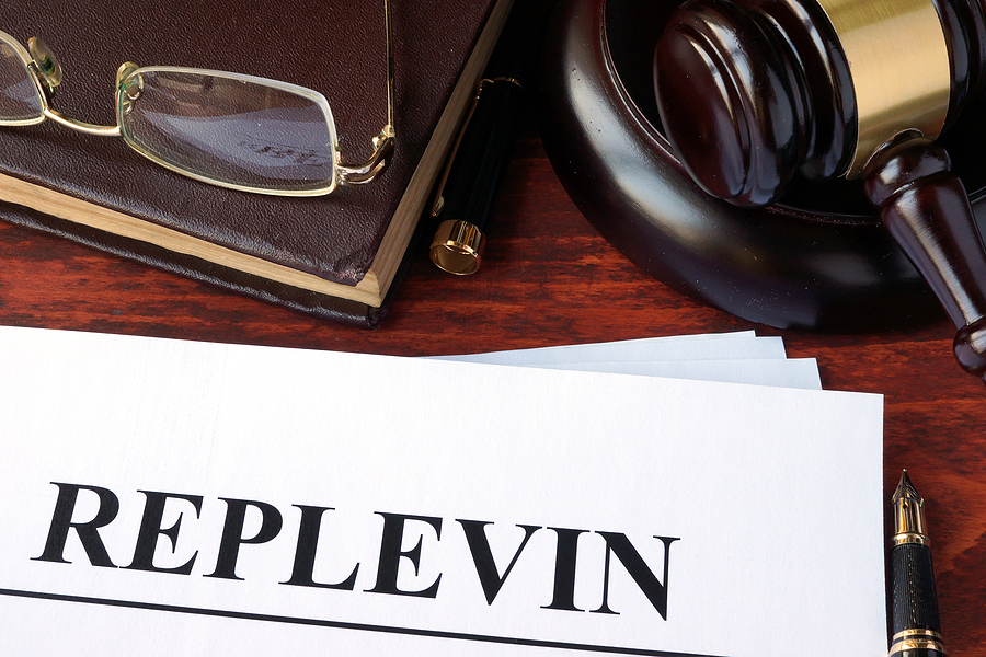 Replevin and divorce in Illinois
