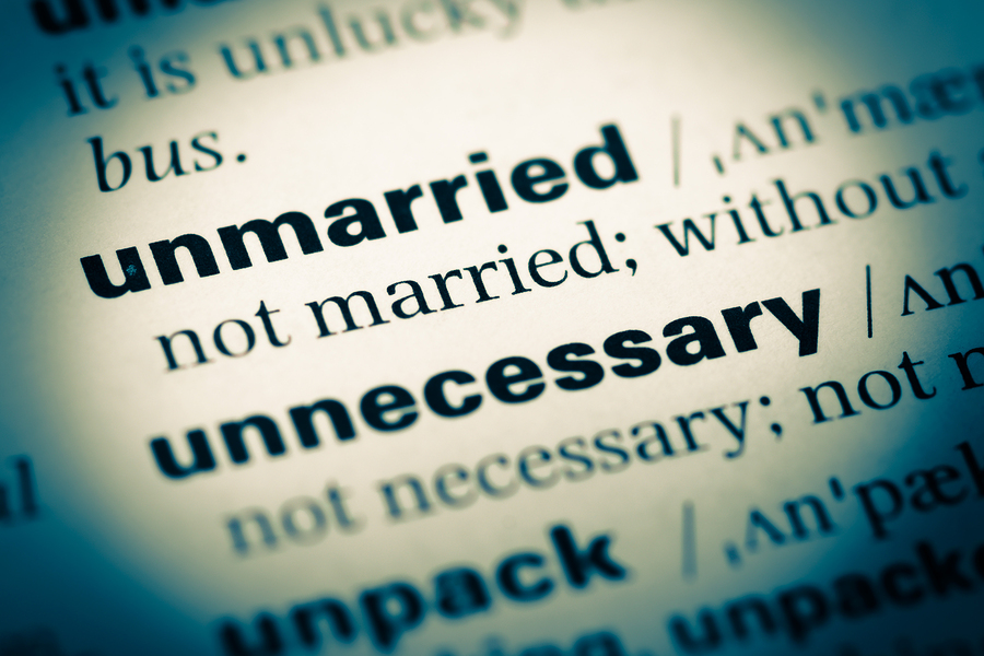 Unmarried couples and property division