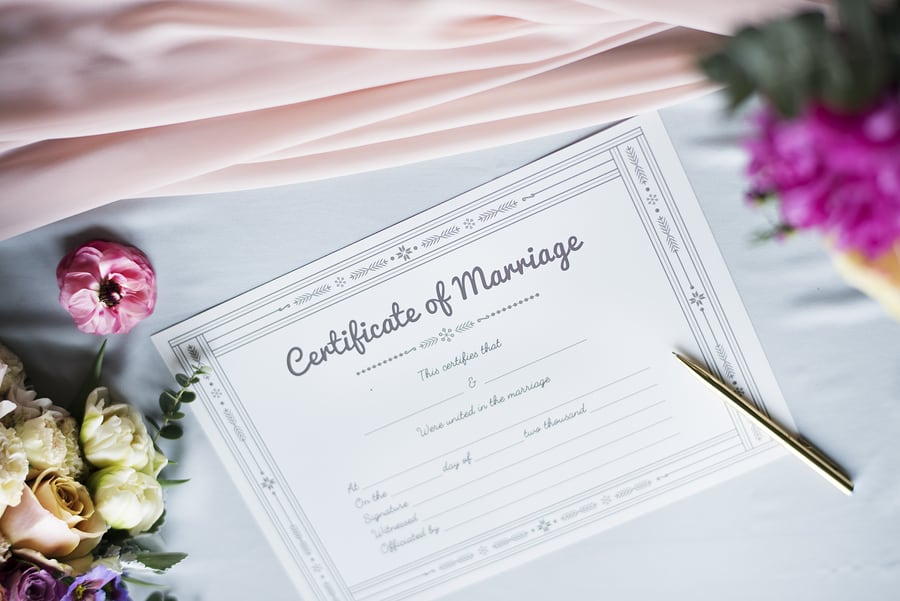 Bad Marriage Certificate